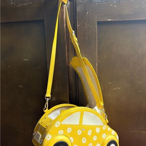 Kate Spade Yellow and White Car-Shaped Bag - Picture 7 of 8
